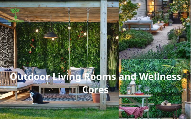 Outdoor Living Rooms and Wellness Cores